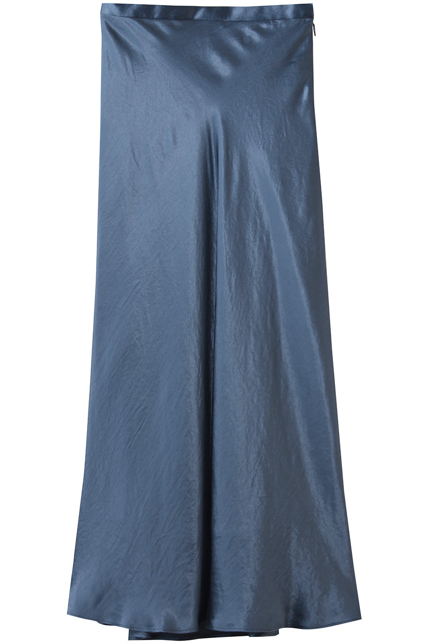 プルミエ アロンディスモン/1er Arrondissementのヴィンテージサテンスカート(ブルー/B1061AFS010)