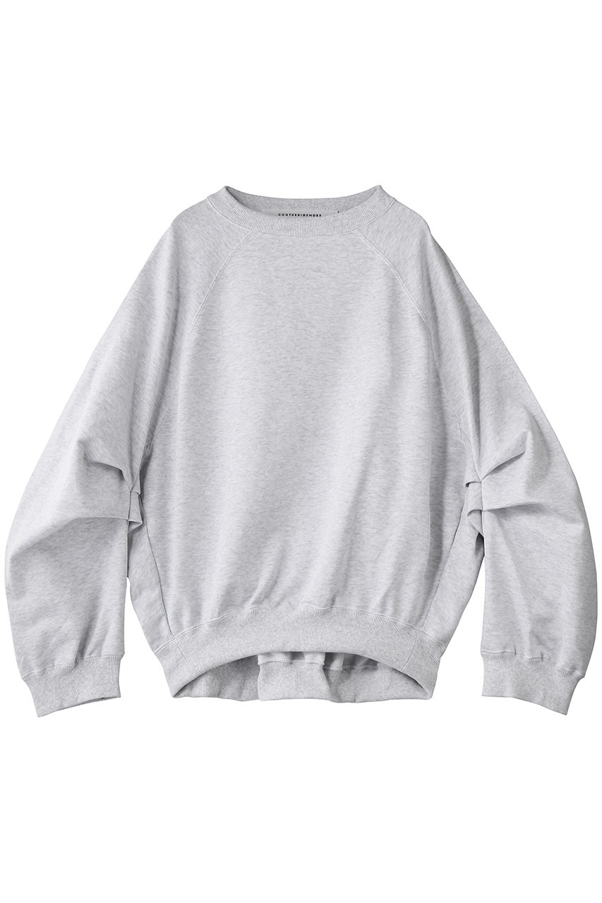 プルミエ アロンディスモン/1er Arrondissementの【COGTHEBIGSMOKE】“LEILA WIDE CUFF”スウェット(ライトグレー/B1061BUB345)