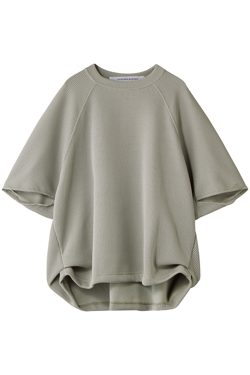 プルミエ アロンディスモン/1er Arrondissementの【COGTHEBIGSMOKE】“HELLEN”ペンタゴントップ（ニットライクジャージ）(ライトグレー/B1061BUB346)