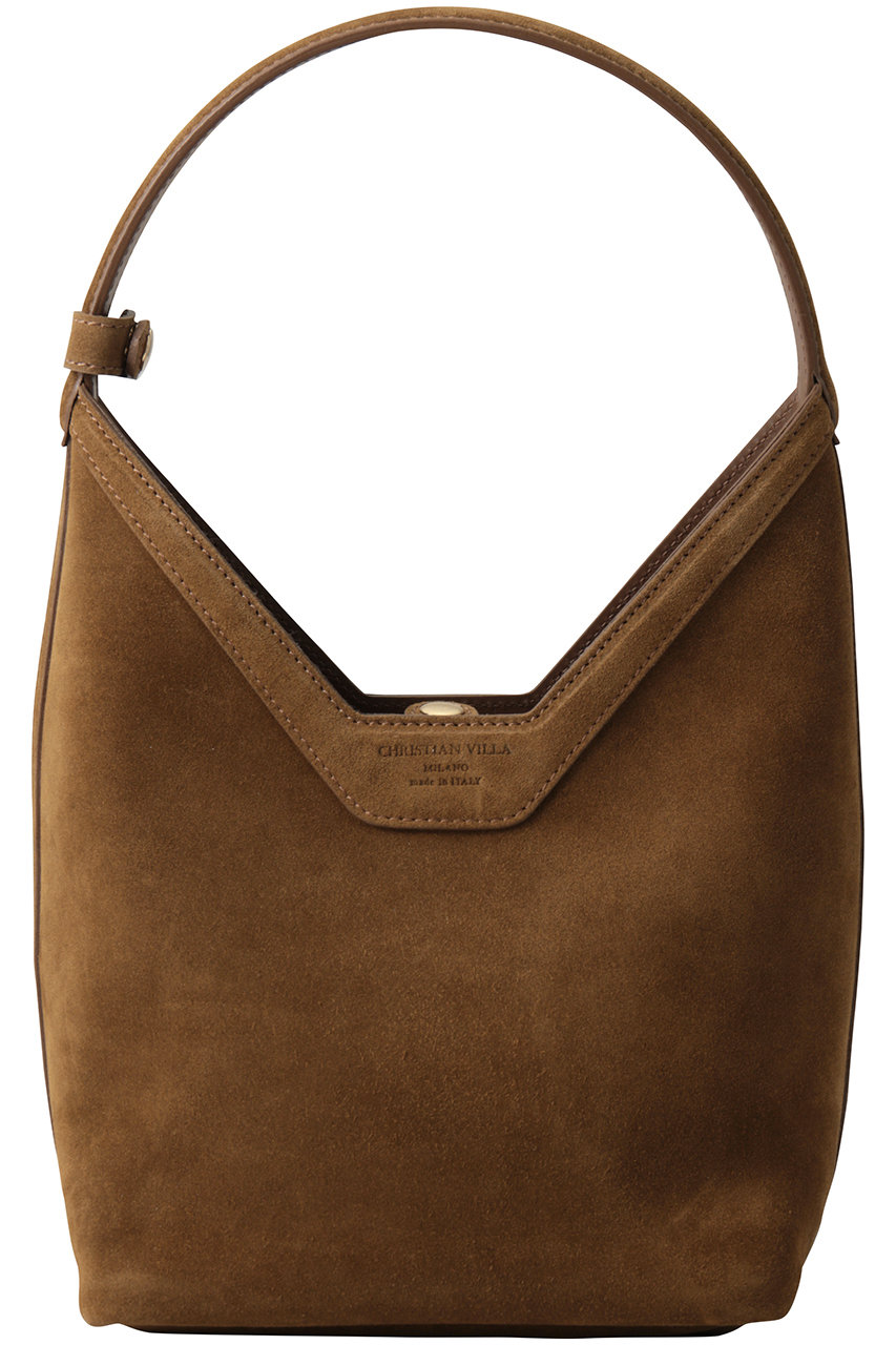 プルミエ アロンディスモン/1er Arrondissementの【CHRISTIAN VILLA】ワンハンドルバッグ(ブラウン/B1061BBG341)