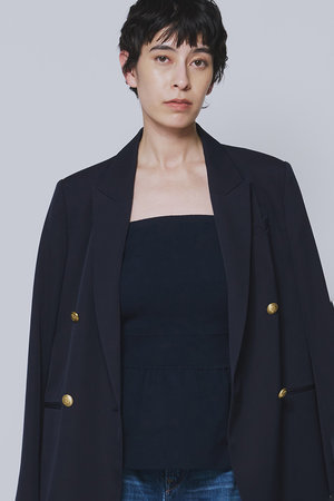 プルミエ アロンディスモン/1er Arrondissementの【LOWER】“18G Smooth Peplum”ベアトップ(110400/110401)