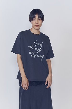 プルミエ アロンディスモン/1er ArrondissementのUSコットンロゴプリントＴシャツ(110100/110102)