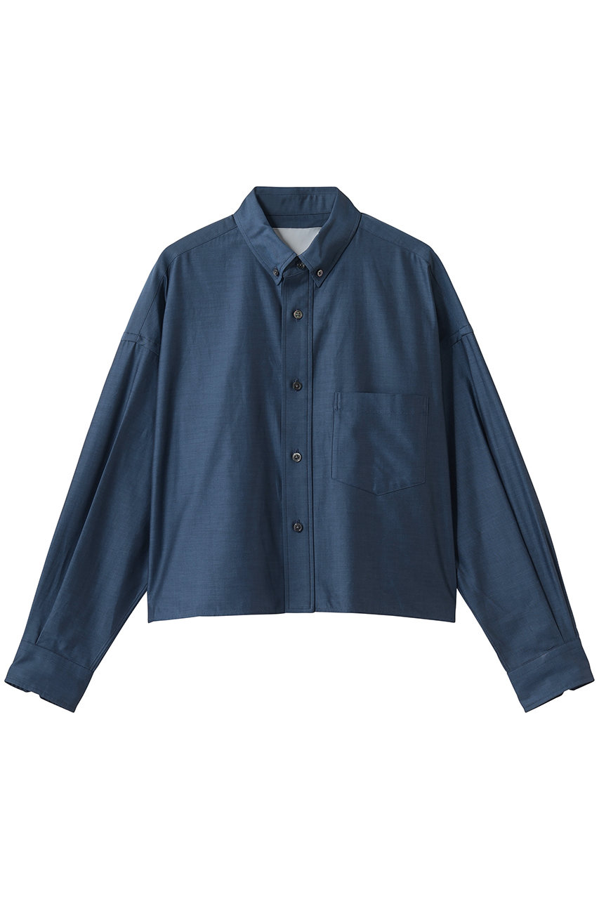 プルミエ アロンディスモン/1er Arrondissementの【TICCA】別注ショートボタンダウンシャツ(ネイビー/B1061BFB517)