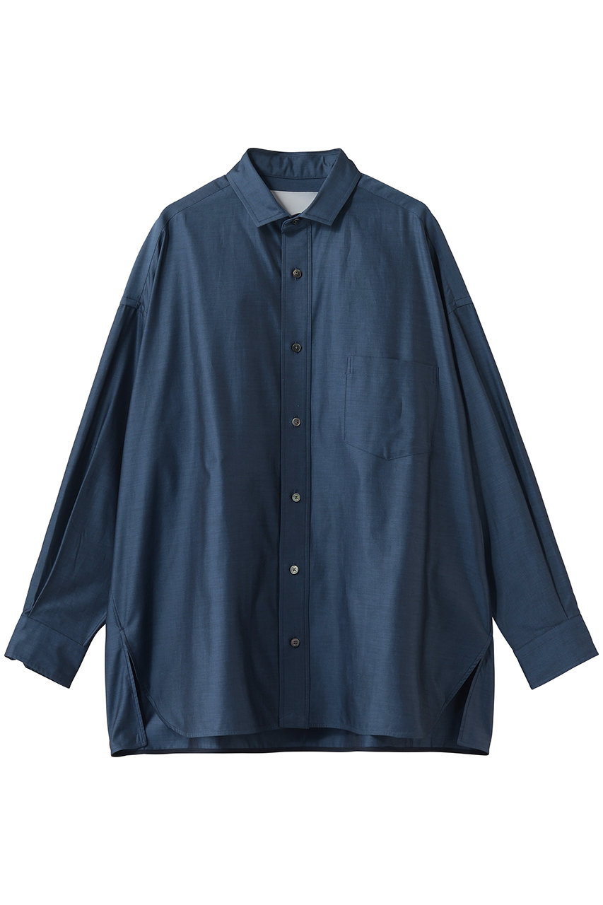 プルミエ アロンディスモン/1er Arrondissementの【TICCA】別注スクエアビッグシャツ(ネイビー/B1061BFB519)