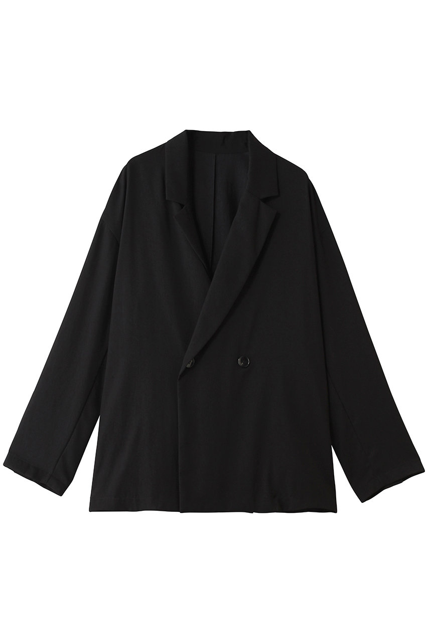 1er Arrondissement テンセルツイルライトジャケット (ブラック, 36) プルミエ アロンディスモン ELLE SHOP