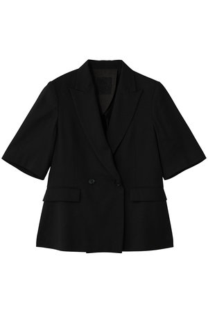 プルミエ アロンディスモン/1er Arrondissementのリネンビスコースジャケット(半袖)(110800/110801)