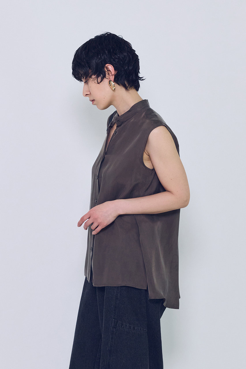 新品　プルミエアロンディスモン　キュプラフィブリルシャツ 1er Arrondissement(プルミエ アロンディスモン)｜キュプラフィブリル