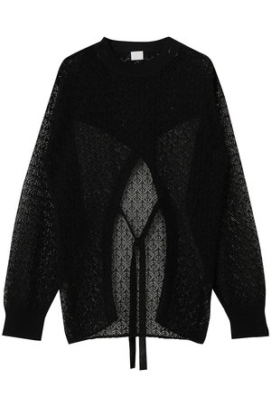 プルミエ アロンディスモン/1er Arrondissementの【NEPLA】リーフ編みバックレイヤードプルオーバー(110300/110301)