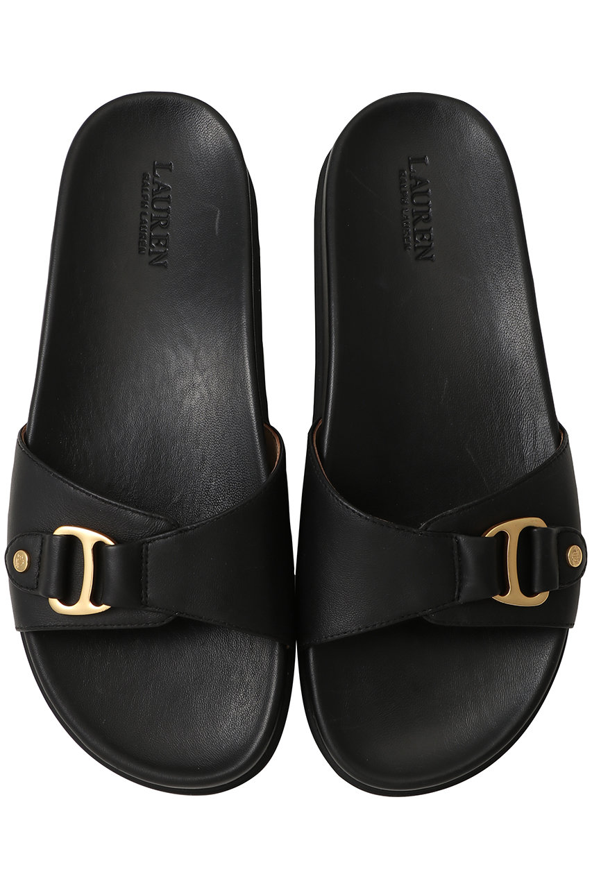 プルミエ アロンディスモン/1er Arrondissementの【LAUREN RALPH LAUREN】TASHA スライド サンダル(ブラック/B1061BSH509)