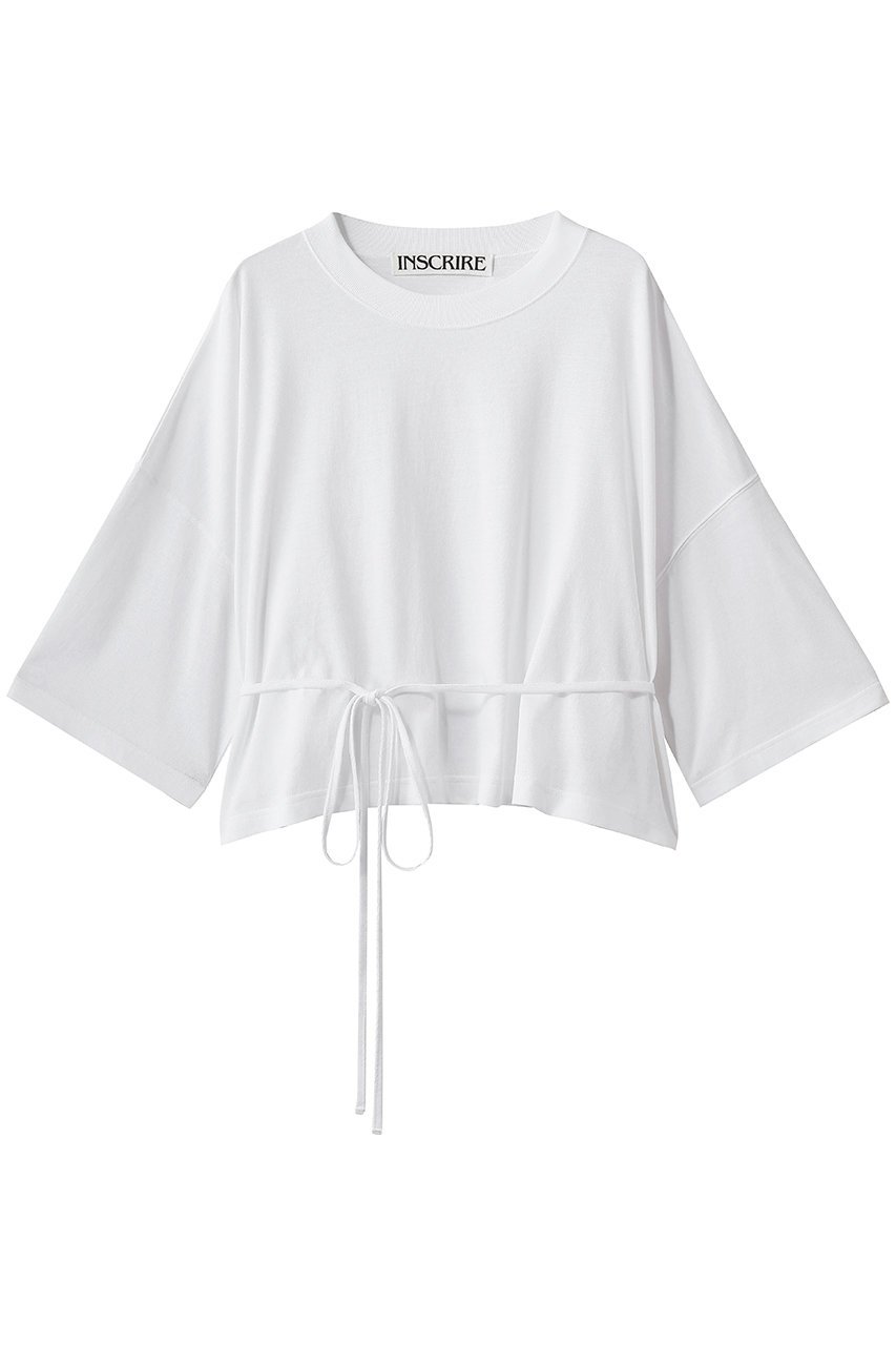 プルミエ アロンディスモン/1er Arrondissementの【INSCRIRE】別注エプロンTシャツ(ホワイト/B1062BUB532)