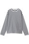 【INSCRIRE】別注コットンボーダーロングスリーブTシャツ プルミエ アロンディスモン/1er Arrondissement ボーダー
