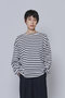 【INSCRIRE】別注コットンボーダーロングスリーブTシャツ プルミエ アロンディスモン/1er Arrondissement