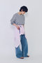 【INSCRIRE】別注コットンボーダーロングスリーブTシャツ プルミエ アロンディスモン/1er Arrondissement