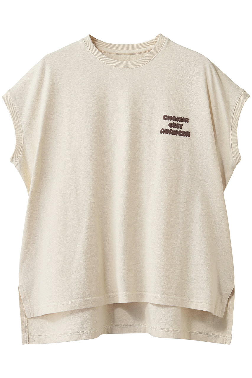 プルミエ アロンディスモン/1er Arrondissementの【upper hights】別注ビッグノースリーブTシャツ(アイボリー/B1062BUB531)