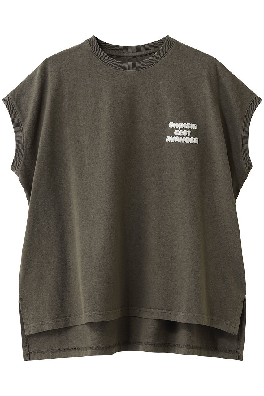 プルミエ アロンディスモン/1er Arrondissementの【upper hights】別注ビッグノースリーブTシャツ(モカ/B1062BUB531)