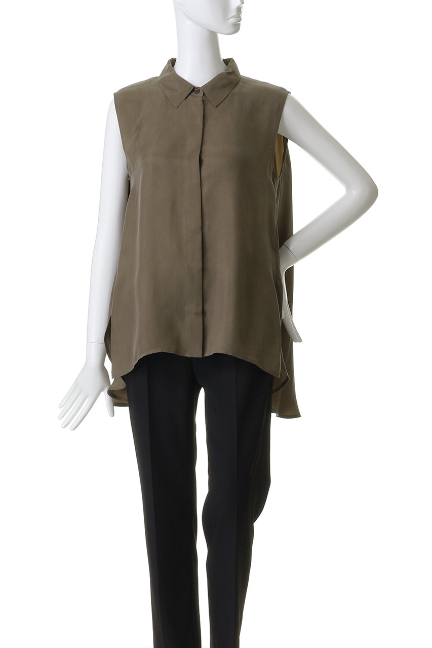 【美品】1er Arrondissement キュプラストレッチオーバーシャツ 1er Arrondissement(プルミエ アロンディスモン)｜キュプラフィブリル
