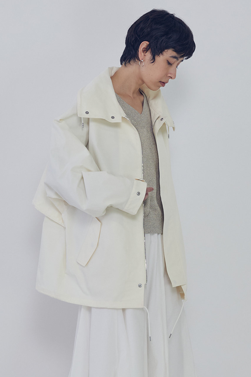 プルミエ アロンディスモン/1er Arrondissementの【予約販売】【VACHEMENT×1er Arrondissement】グログランスタンドブルゾン(ベージュ/B1061AFZ025)