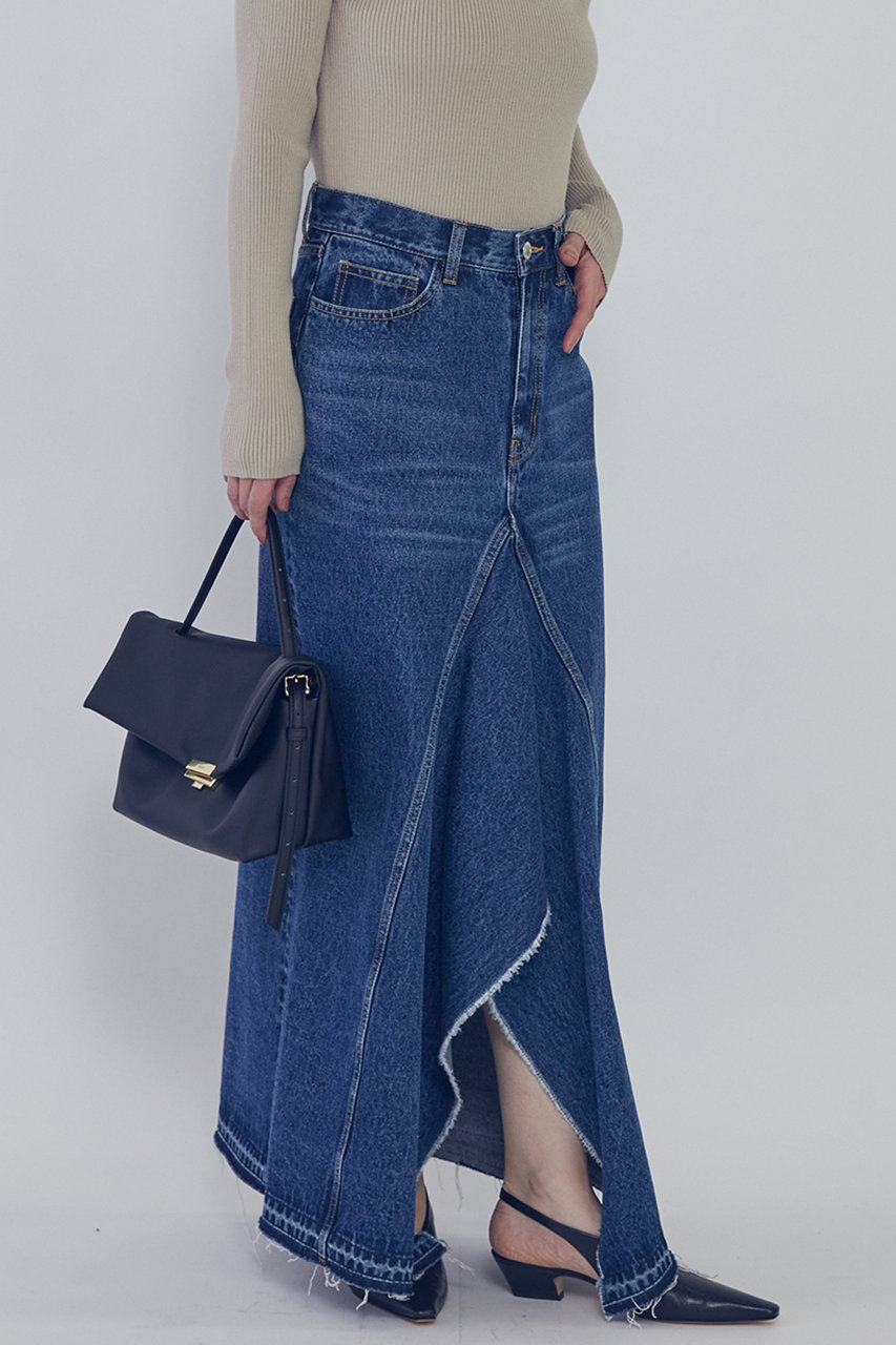 プルミエ アロンディスモン/1er Arrondissementの【予約販売】デニムスカート(インディゴ/B1061AFS003)