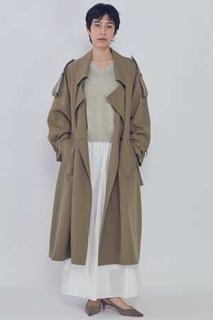 プルミエ アロンディスモン/1er Arrondissementの【予約販売】ウールギャバジントレンチコート(110900/110903)