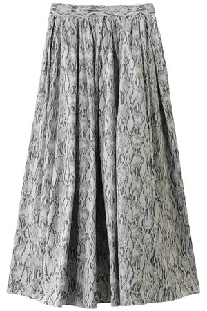 パイソンプリントスカート