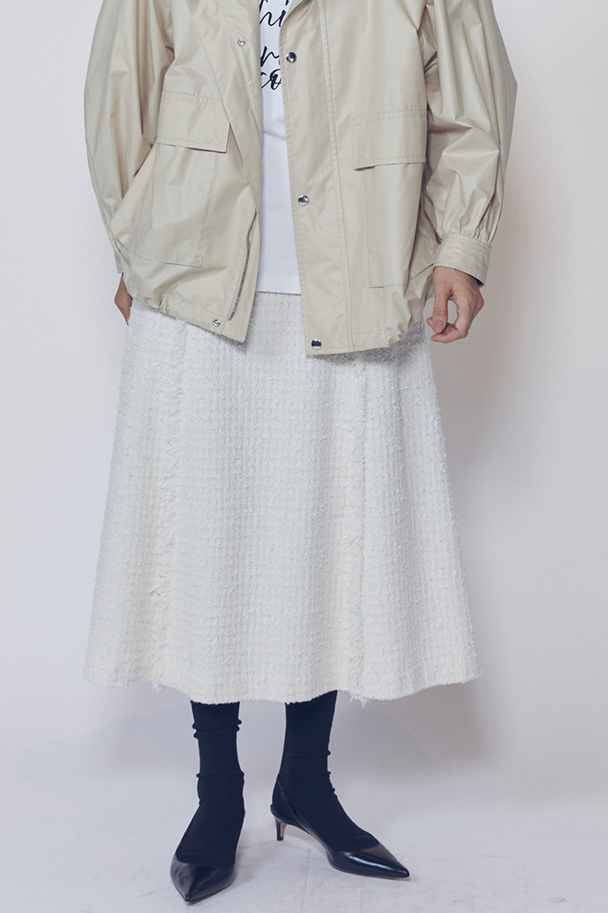 リングツイードフレアスカート