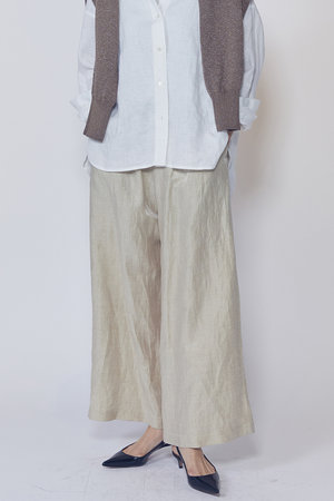プルミエ アロンディスモン/1er Arrondissementの【予約販売】リネングロスワッシャーイージーパンツ(110600/110601)