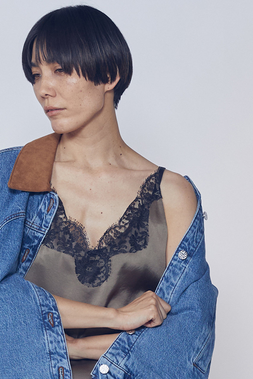 プルミエ アロンディスモン/1er Arrondissementの【予約販売】ランジェリーキャミソール(モカ/B1062AFB054)