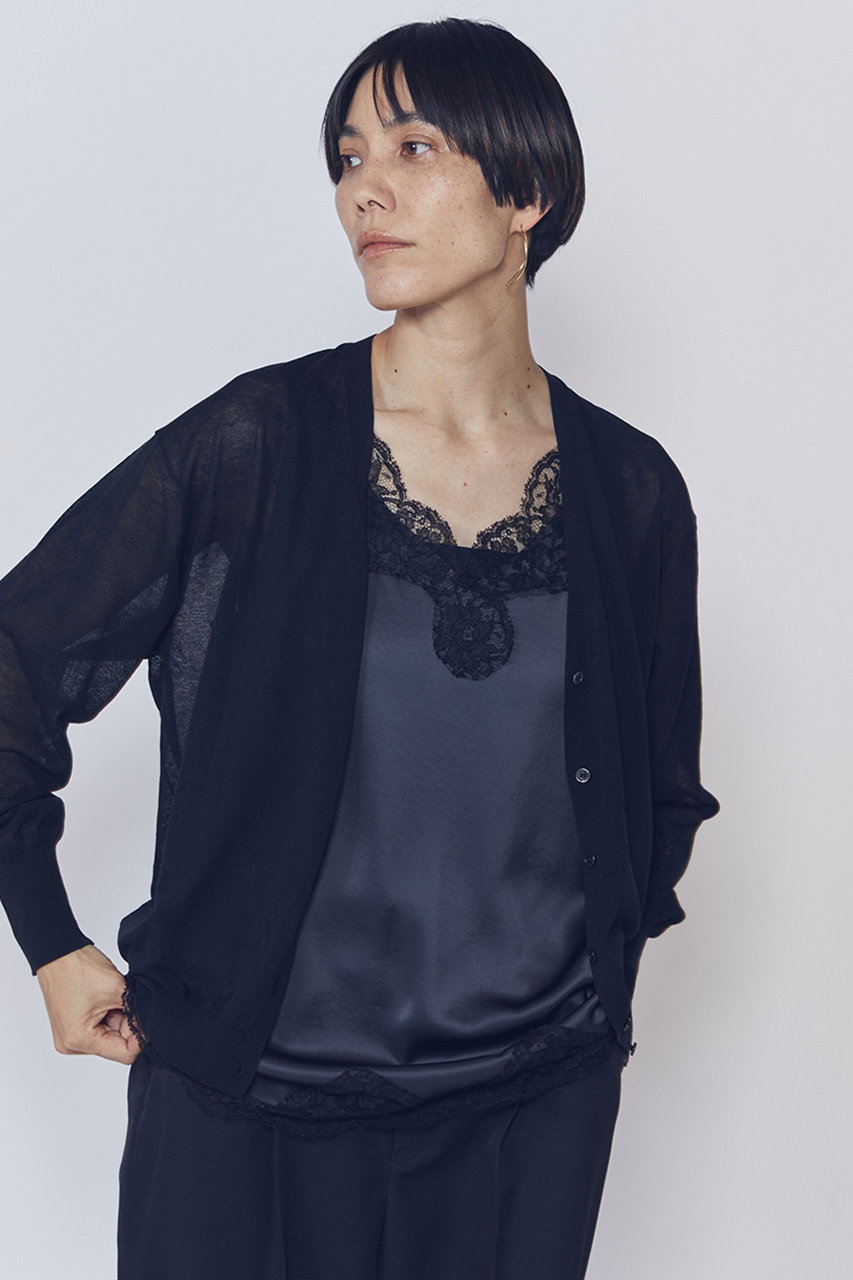 プルミエ アロンディスモン/1er Arrondissementの【予約販売】ランジェリーキャミソール(チャコールグレー/B1062AFB054)