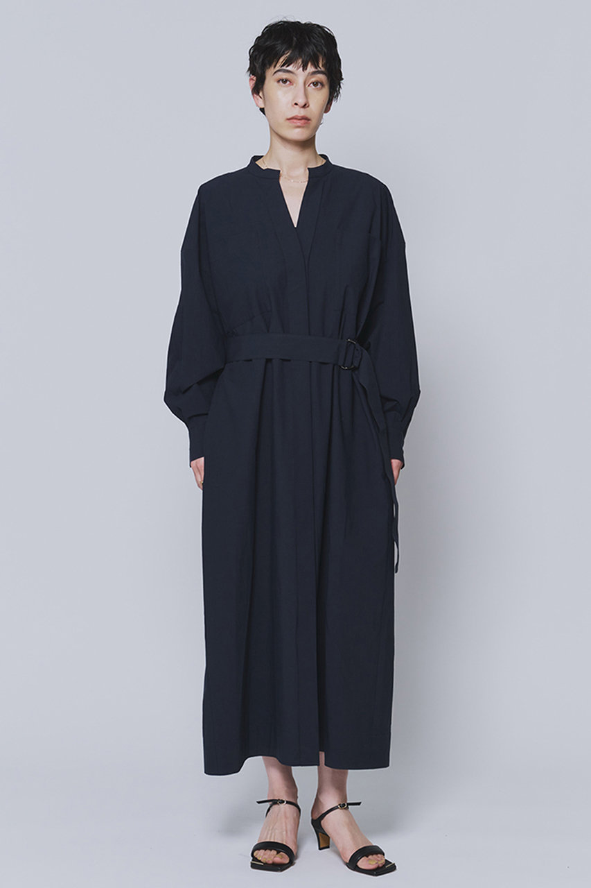 プルミエ アロンディスモン/1er Arrondissementのタイプライターバンドカラースキッパーワンピース(ネイビー/B1062AFA036)