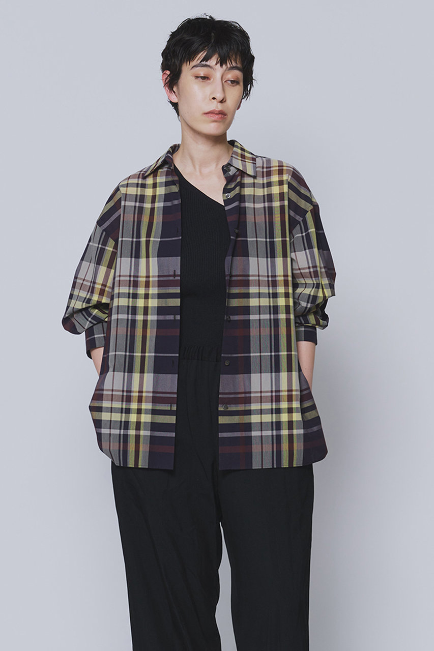 プルミエ アロンディスモン/1er Arrondissementの【予約販売】シアーチェックシャツ(チェック/B1062AFB033)