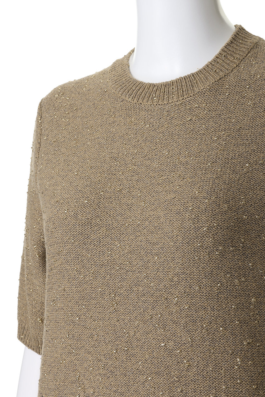 美品♦︎L'Appartement   指ぬきRIB KNITニットキャメル SHIPS（シップス）の「AURALEE(オーラリー): CAMELHAIR RIB KNIT C/N