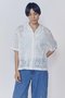 【WEB限定】【normment】コットンレースボタンシャツ プルミエ アロンディスモン/1er Arrondissement
