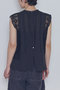 【WEB限定】【normment】 “MANNY LACE”ノースリーブブラウス プルミエ アロンディスモン/1er Arrondissement