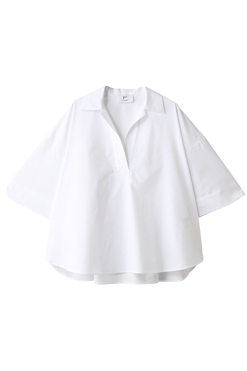 新品【1er arrondissement】メタリックハーフスリーブプルオーバー 1er Arrondissement(プルミエ アロンディスモン)｜タイプライター