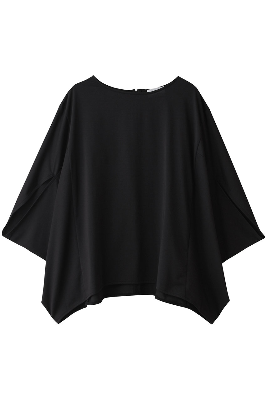 プルミエ アロンディスモン/1er Arrondissementのクリアー天竺フォルムTシャツ(ブラック/B1063AUB201)