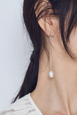 【YVETTE】片耳パールピアス