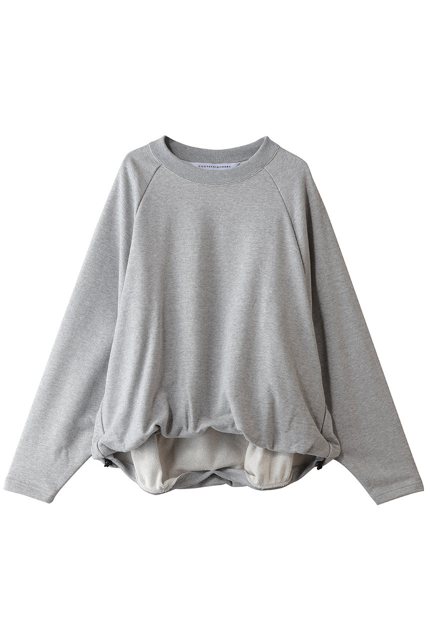 プルミエ アロンディスモン/1er Arrondissementの【COG THE BIG SMOKE】“OLIVER PUFFY HEM TOP”スウェットトップス(ライトグレー/B1063BUB315)