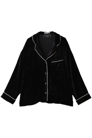 プルミエ アロンディスモン/1er Arrondissementの【COUTURE D’ADAM】Velvet Piping Shirt ベロアシャツ(110400/110403)