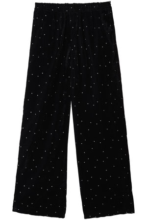 プルミエ アロンディスモン/1er Arrondissementの【COUTURE D’ADAM】Stardust Glitter Velvet Easy Wide Pant イージーパンツ(110600/110601)