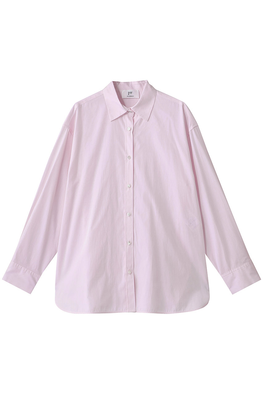 1er Arrondissement シャンブレーシャツ (ピンク, 38) プルミエ アロンディスモン ELLE SHOP