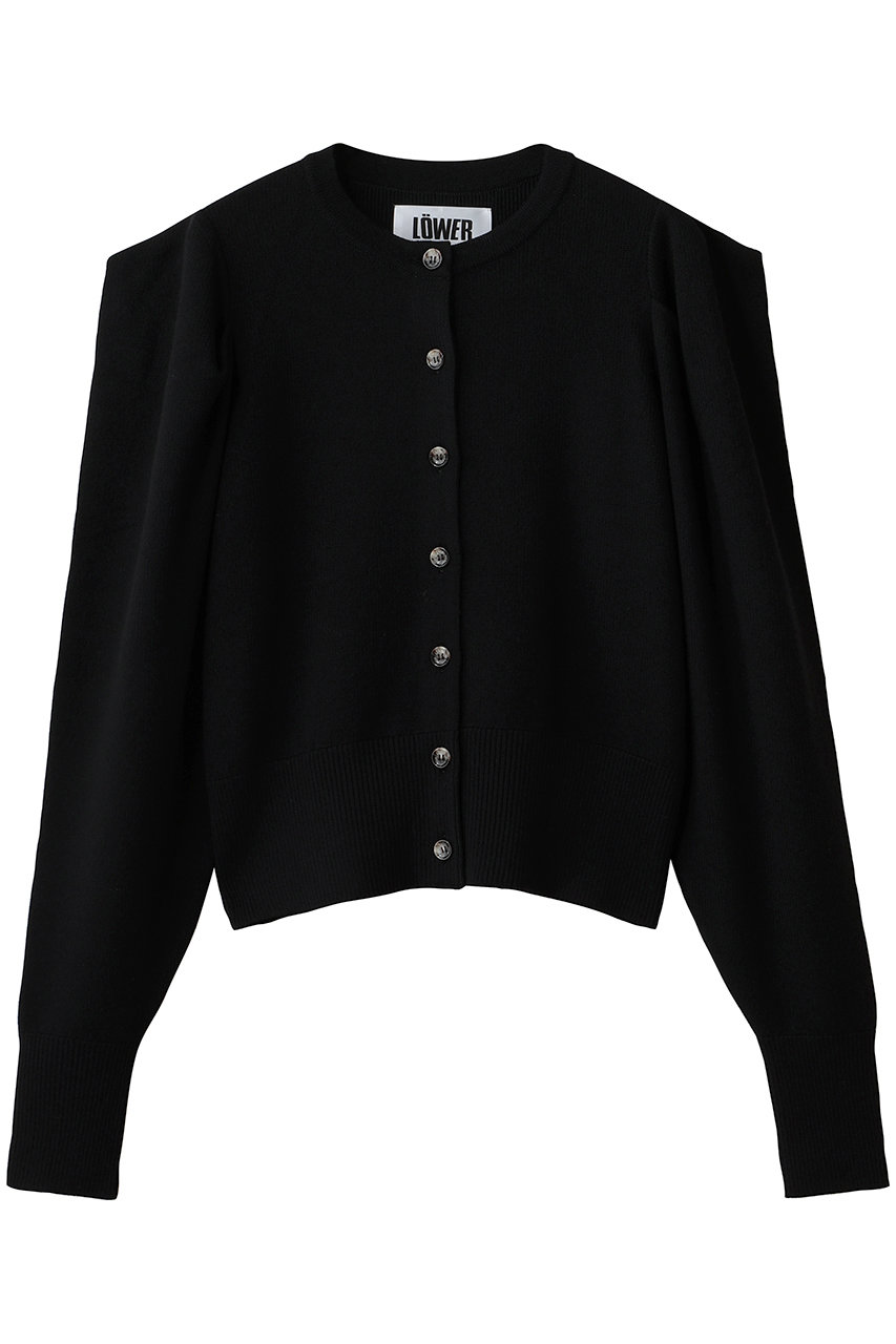 1er Arrondissement 【LOWER】カーディガン (ブラック, M) プルミエ アロンディスモン ELLE SHOP