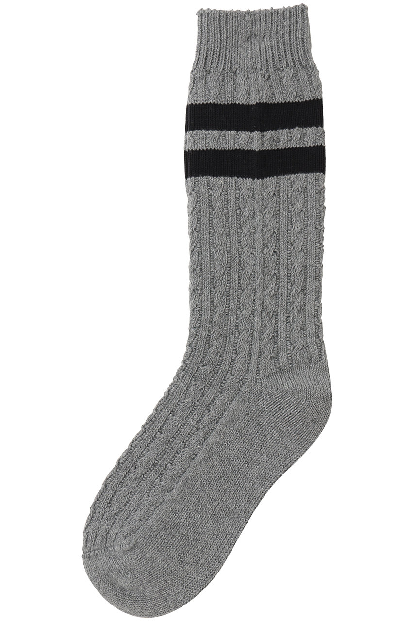 1er Arrondissement 【MARCOMONDE】ソックス (グレー, F) プルミエ アロンディスモン ELLE SHOP