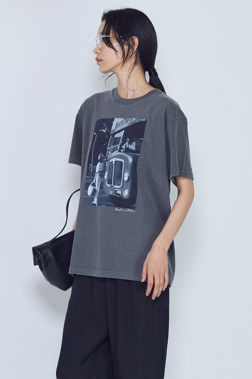 プルミエ アロンディスモン/1er Arrondissementの【予約販売】【COUTURE D’ADAM】“Jane&Serge with Double Decker”Tシャツ(Monochrome・Black)(ブラック/B1063BUB325)