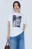 【COUTURE D’ADAM】“Jane&Serge with Double Decker”Tシャツ(Monochrome・White)