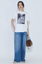 【予約販売】【COUTURE D’ADAM】“Jane&Serge with Double Decker”Tシャツ(Monochrome・White) プルミエ アロンディスモン/1er Arrondissement