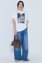 【予約販売】【COUTURE D’ADAM】“Jane&Serge with Double Decker”Tシャツ(Monochrome・White) プルミエ アロンディスモン/1er Arrondissement