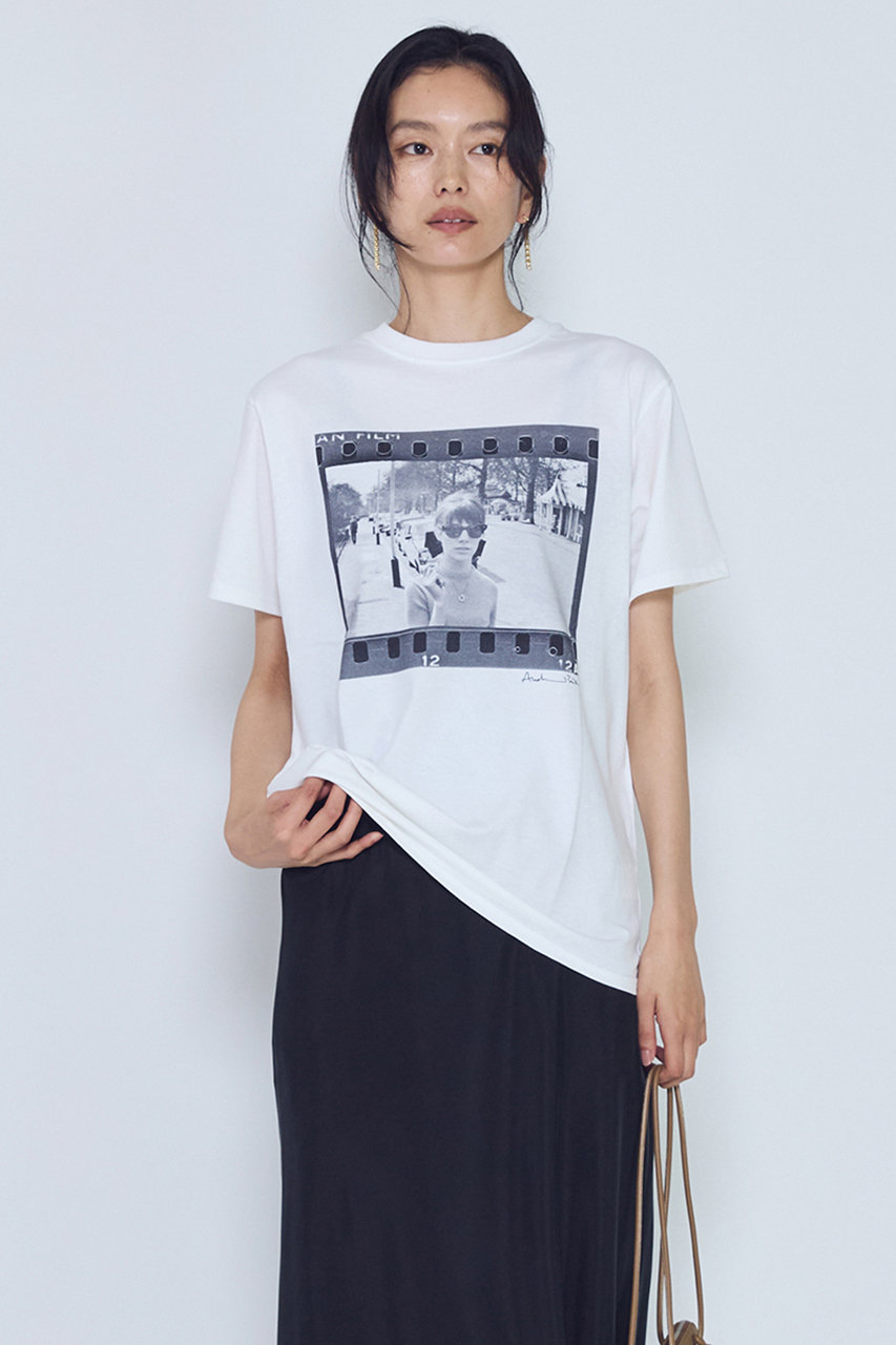 プルミエ アロンディスモン/1er Arrondissementの【予約販売】【COUTURE D’ADAM】“Jane Shades W Frame”Tシャツ(ホワイト/B1063BUB323)