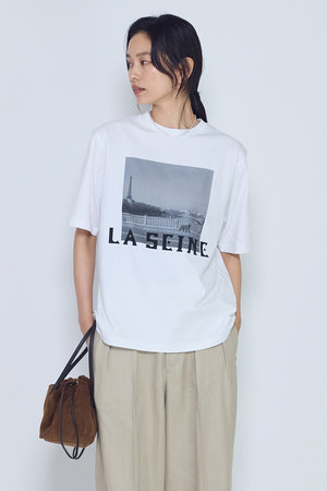 プルミエ アロンディスモン/1er Arrondissementの【予約販売】USコットン ” SEINE”プリントTシャツ(110100/110102)