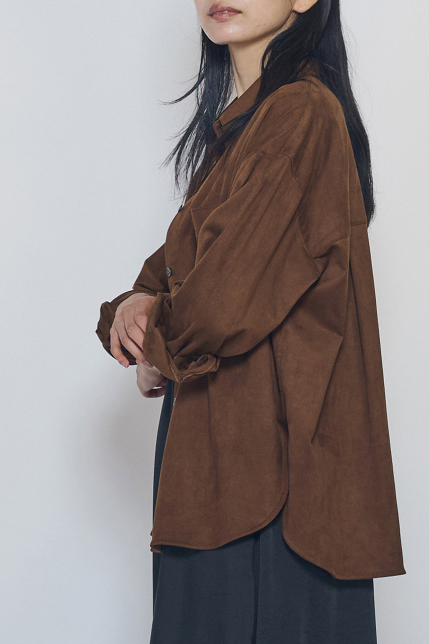 レディース 【タグ付新品】1er Arrondissement エコスエードシャツ 