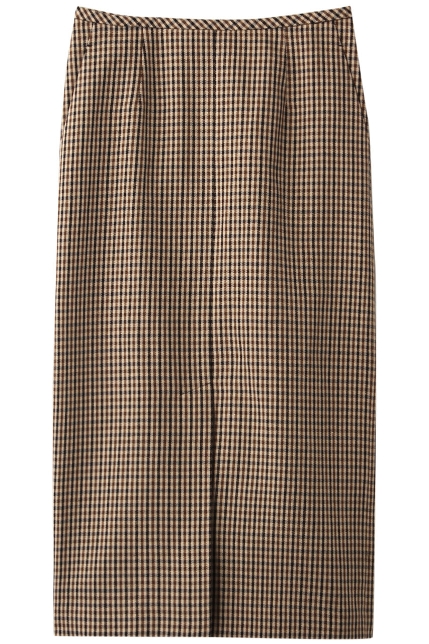 SALE 【30%OFF】 1er Arrondissement プルミエ アロンディスモン フロントスリットスカート チェック